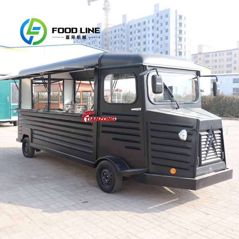 Heavy Equipment Kitchen - Remorque de nourriture pour barbecue robuste