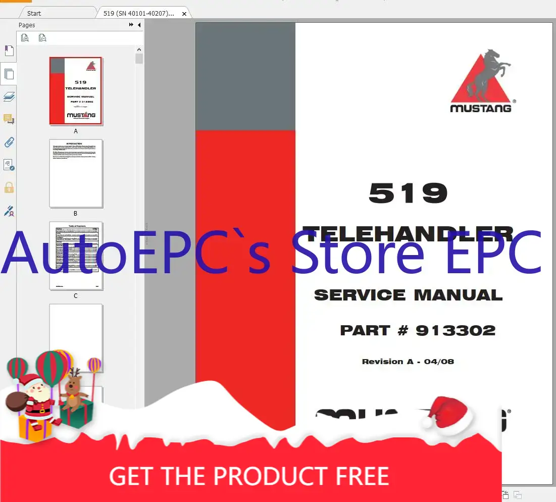 AutoEPC Mustang Machinery Équi - Heavy Equipment Service avis et prix