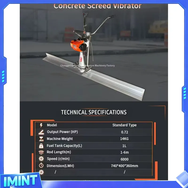 Vibrateur de ciment portatif h - Concrete Screed Vibrator avis et prix